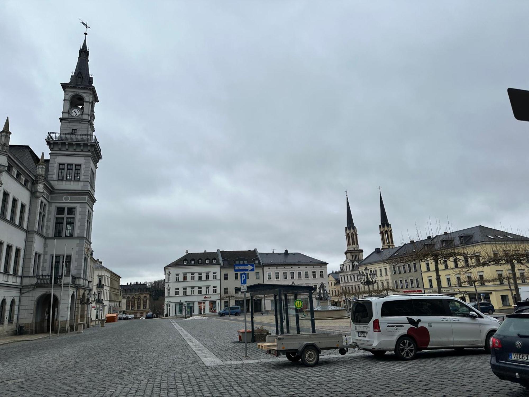 Ein Zimmer Wohnung Am Markt Oelsnitz  Esterno foto